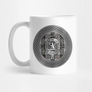 Clan MacPherson Crest & Tartan Knot Mug